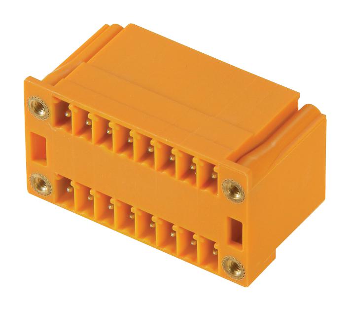 1973330000 TERMINAL BLOCK, HEADER, 18POS, TH WEIDMULLER