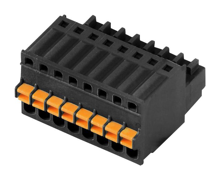 2439740000 TERMINAL BLOCK, PLUGGABLE, 11POS, 20AWG WEIDMULLER