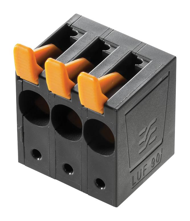 2453770000 TB, WIRE TO BRD, 10POS, 6AWG, TH WEIDMULLER