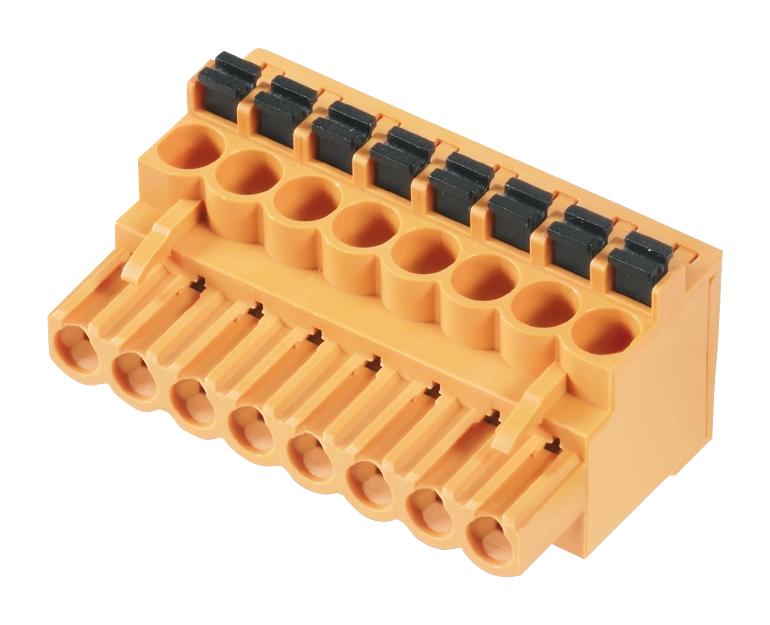 1001560000 TERMINAL BLOCK, PLUGGABLE, 5POS, 12AWG WEIDMULLER