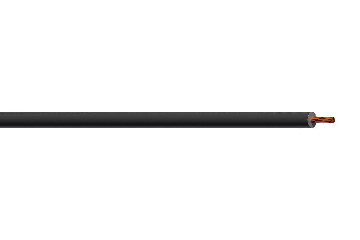 61.7664-999-21 HOOK-UP WIRE, 17AWG, BLACK, 5M STAUBLI