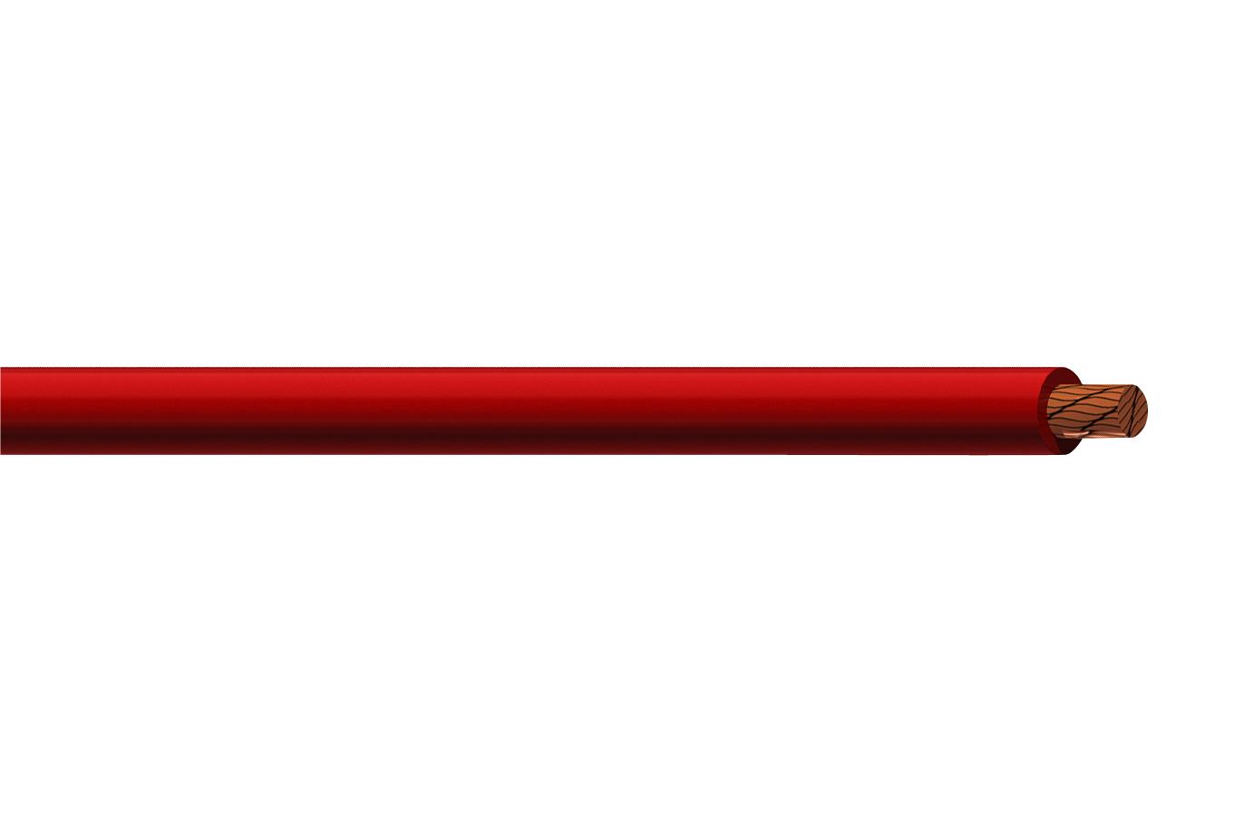 61.7612-100-22 HOOK-UP WIRE, 9AWG, RED, 10M STAUBLI