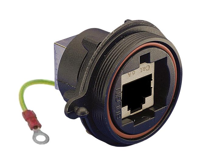PX0893/E COUPLER, RJ45 JACK, 8POS, CAT6A, PANEL BULGIN LIMITED