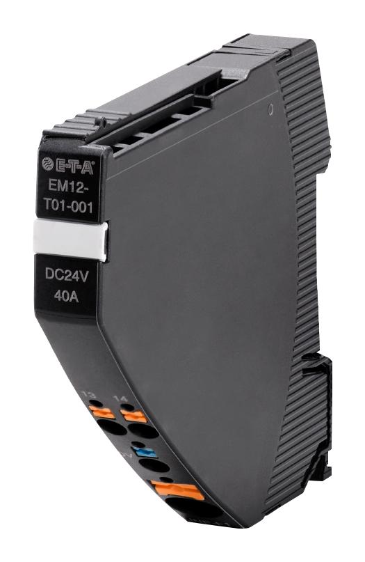 EM12-T01-001-DC24V-40A SUPPLY MODULE, ELECTRONIC CKT PROTECTOR ETA