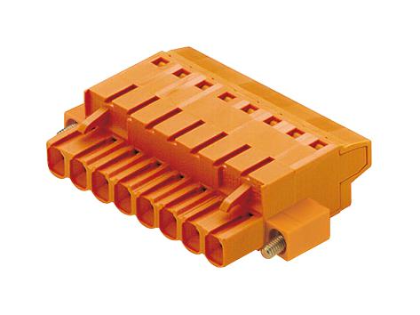 1844040000 TERMINAL BLOCK, PLUGGABLE, 7POS, 14AWG WEIDMULLER