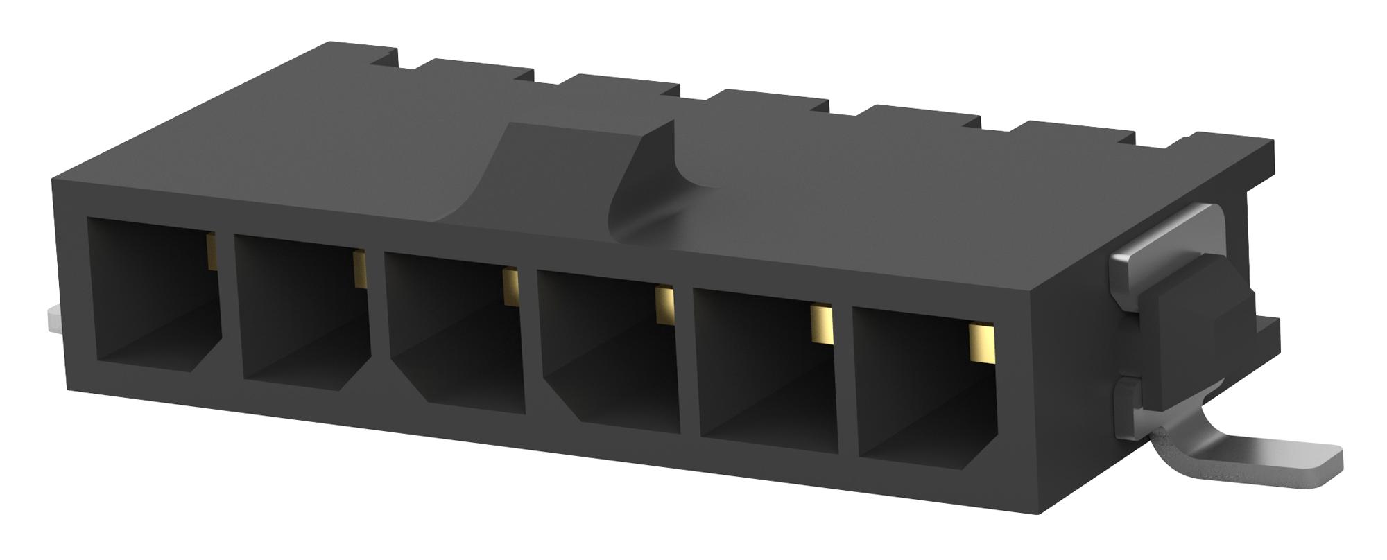 2-1445091-6 CONNECTOR, HEADER, 6POS, 3MM, PCB AMP - TE CONNECTIVITY