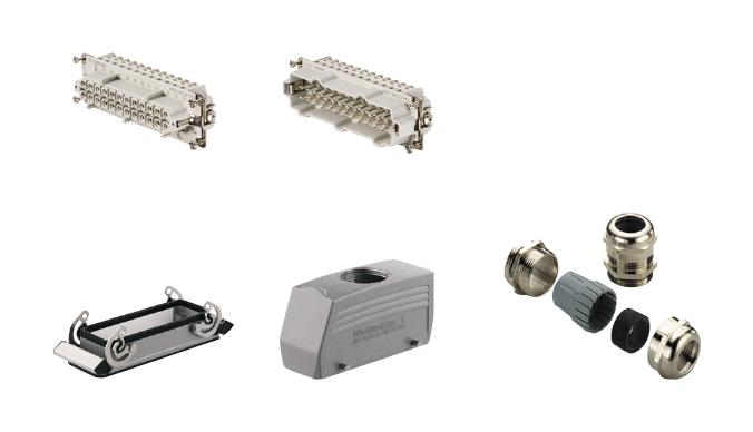 HDC KIT HE-P 24.131 M HDC KIT, 24POS, SIZE 8, M32, PUSH IN WEIDMULLER