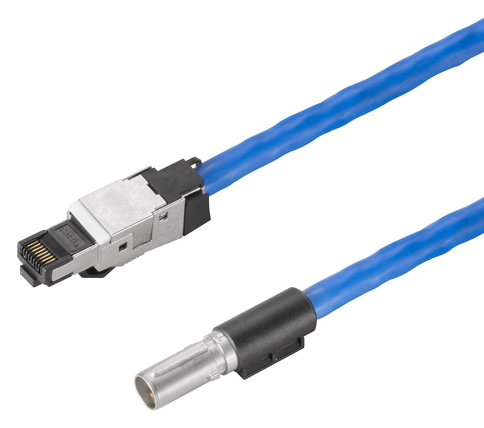 HDC XX6A01 MMSRJ45-0100 CIR CABLE ASSY, 8POS PLUG-RJ45 PLUG, 1M WEIDMULLER