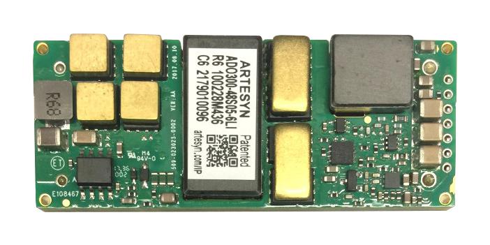 ADO300-48S05-6LI DC-DC CONVERTER, 5V, 60A ARTESYN EMBEDDED TECHNOLOGIES
