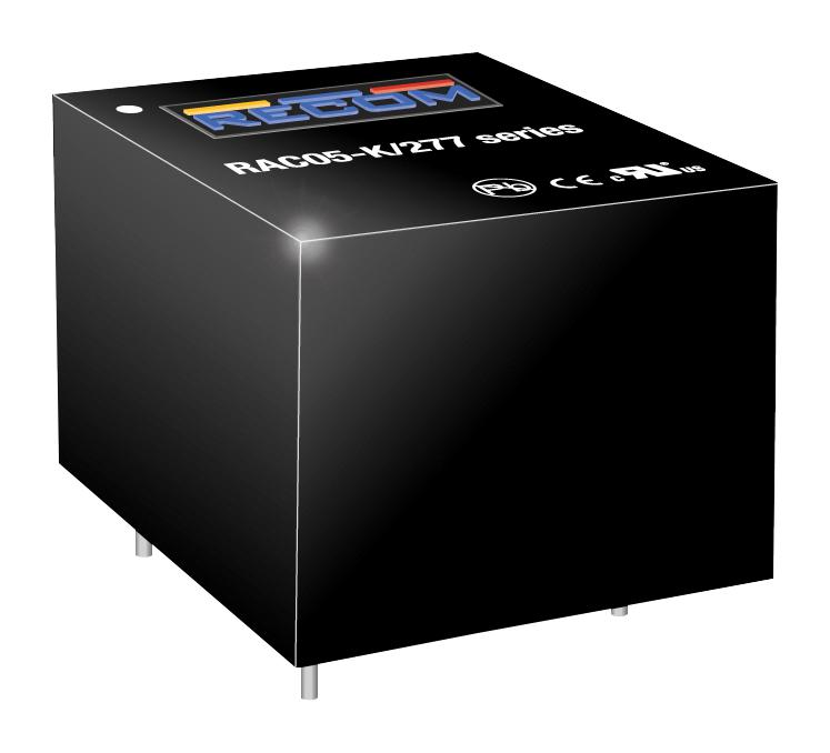 RAC05-24SK/277 POWER SUPPLY, AC-DC, 24V, 0.21A RECOM POWER