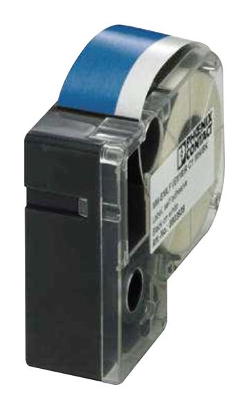 0803946 LABEL PRINTER TAPE, WHITE ON BLUE, 8M PHOENIX CONTACT