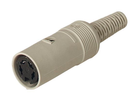 MAK 40 DIN AUDIO/VIDEO CONN, JACK, 4POS, PE HIRSCHMANN