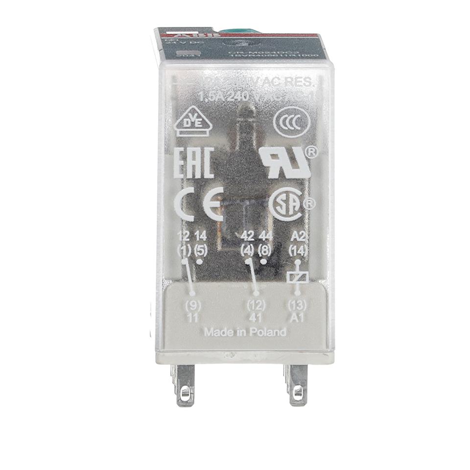 1SVR405612R1100 POWER RELAY, 3PDT, 10A, 250V, SOCKET ABB