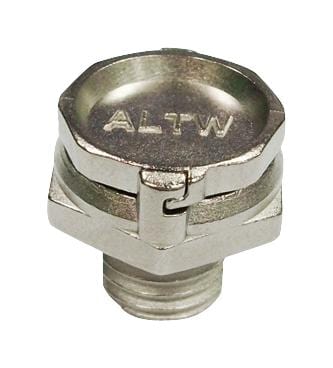 VENT-BJ005 MEMBRANE VENT, ZINC, M12 X 1.5, SILVER AMPHENOL LTW