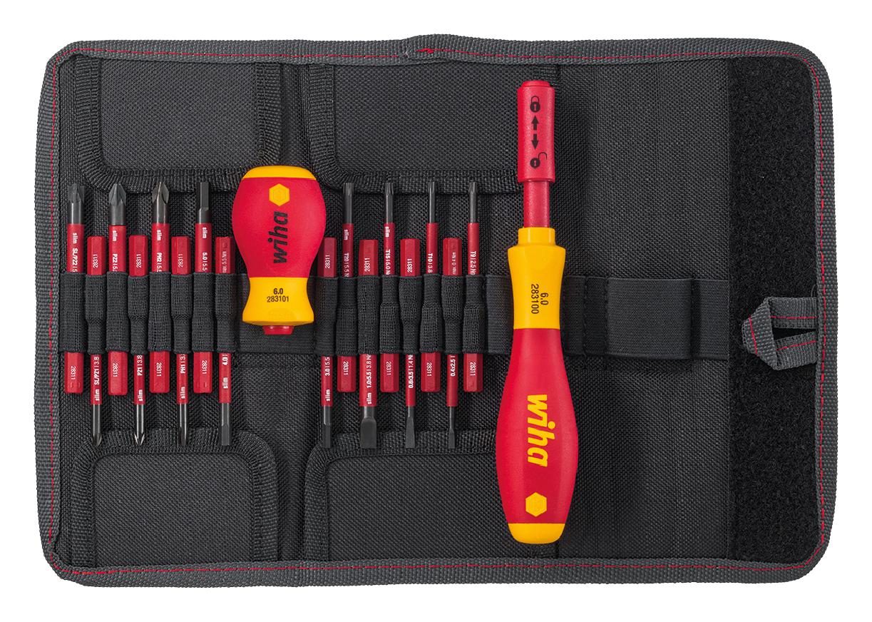 41231 SCREWDRIVER W/BIT SET, 18PC WIHA