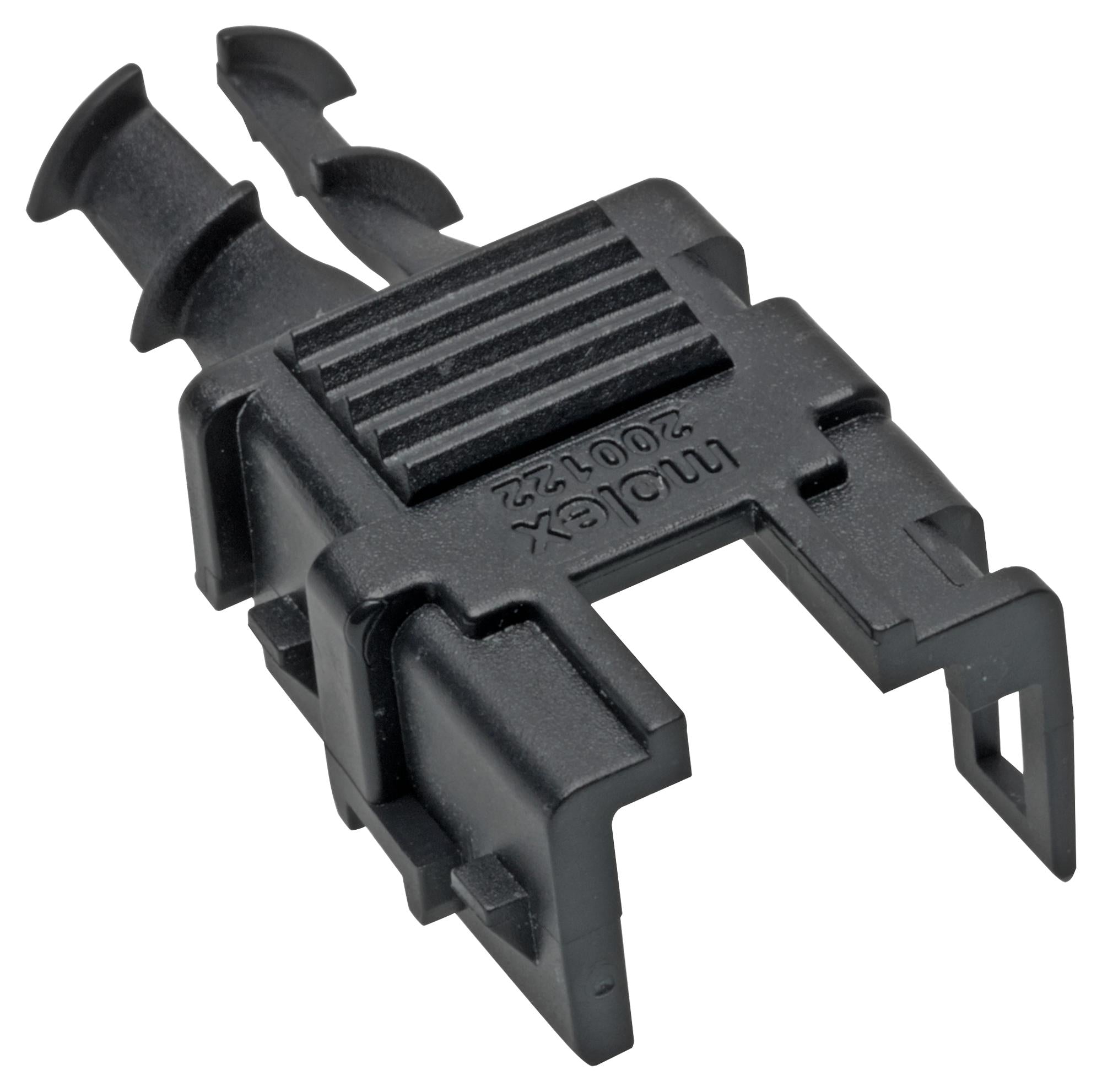 200122-0006 BACKSHELL, RCPT, 6POS, NYLON, BLACK MOLEX