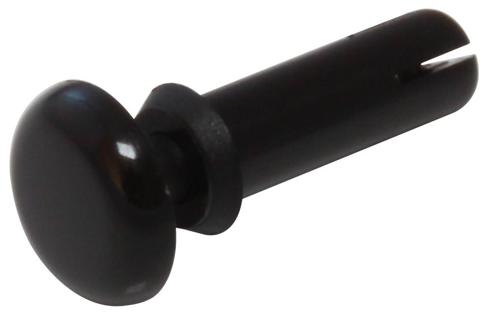 SR 2040 B SNAP RIVET, NYLON 6, 2.2MM, BLACK, PK100 ESSENTRA COMPONENTS