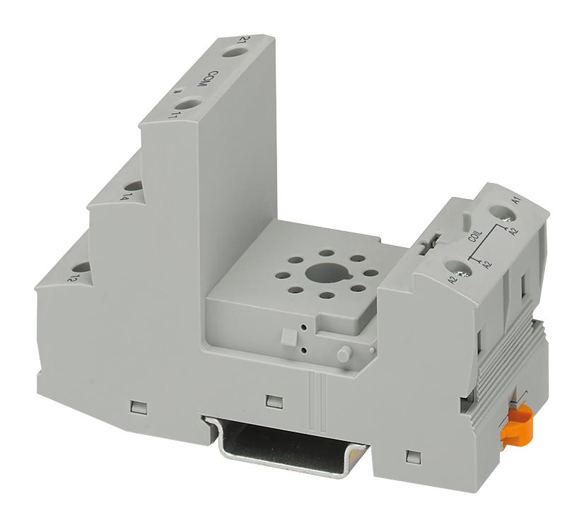 2900935 RELAY SOCKET, 12.5A, 250VAC/DC, DIN RAIL PHOENIX CONTACT