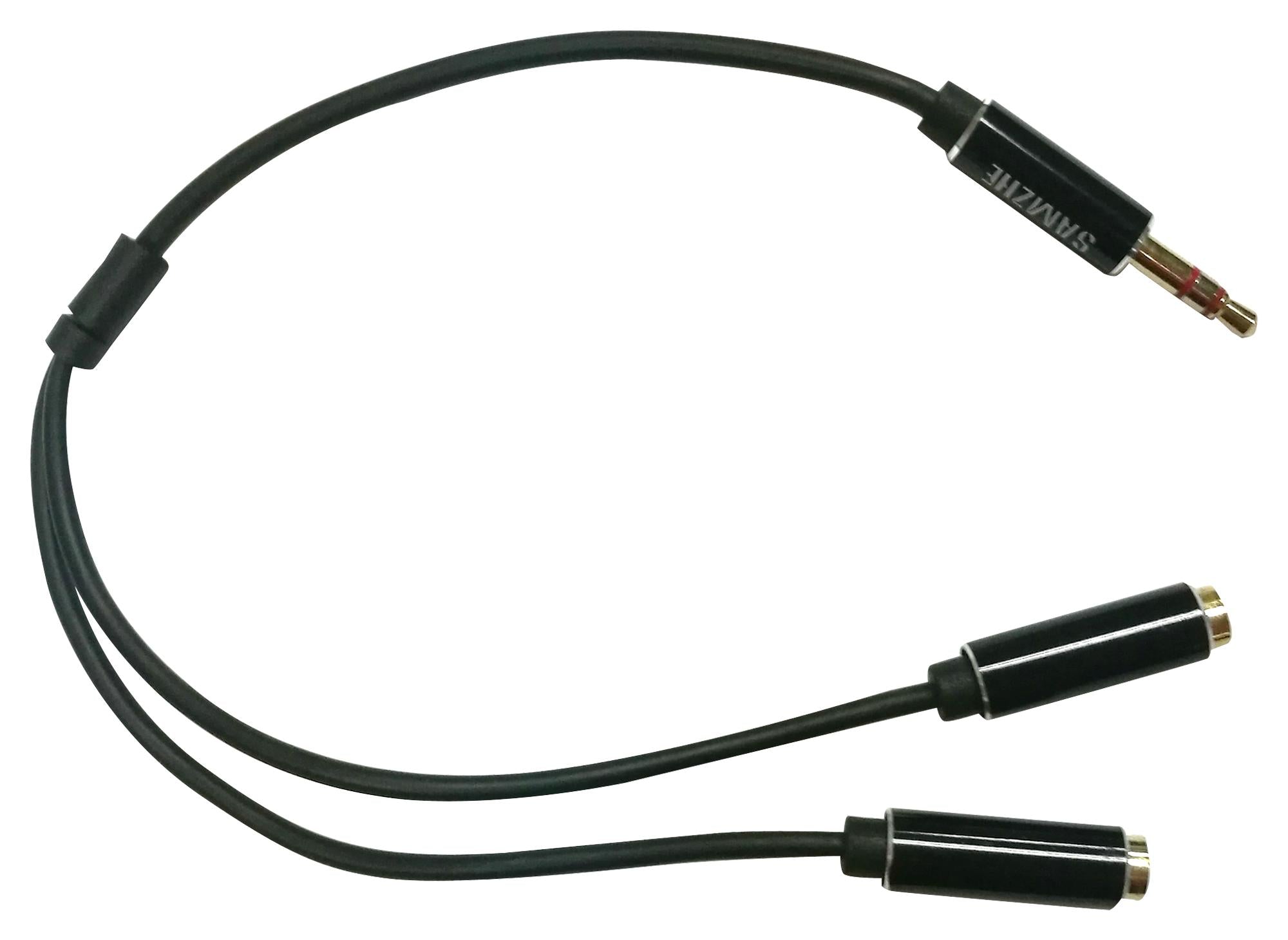 PS000238 CABLE, 3.5MM PLUG-3.5MM SKT X 2, 250MM MULTICOMP PRO