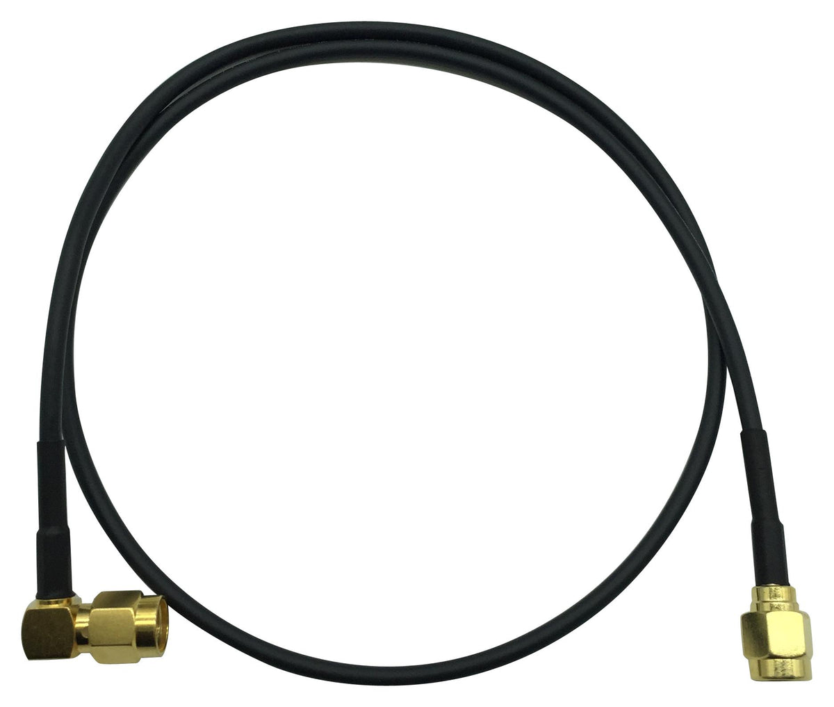 MC002988 RF CABLE ASSY, SMA R/A-SMA PLUG, 517MM MULTICOMP PRO