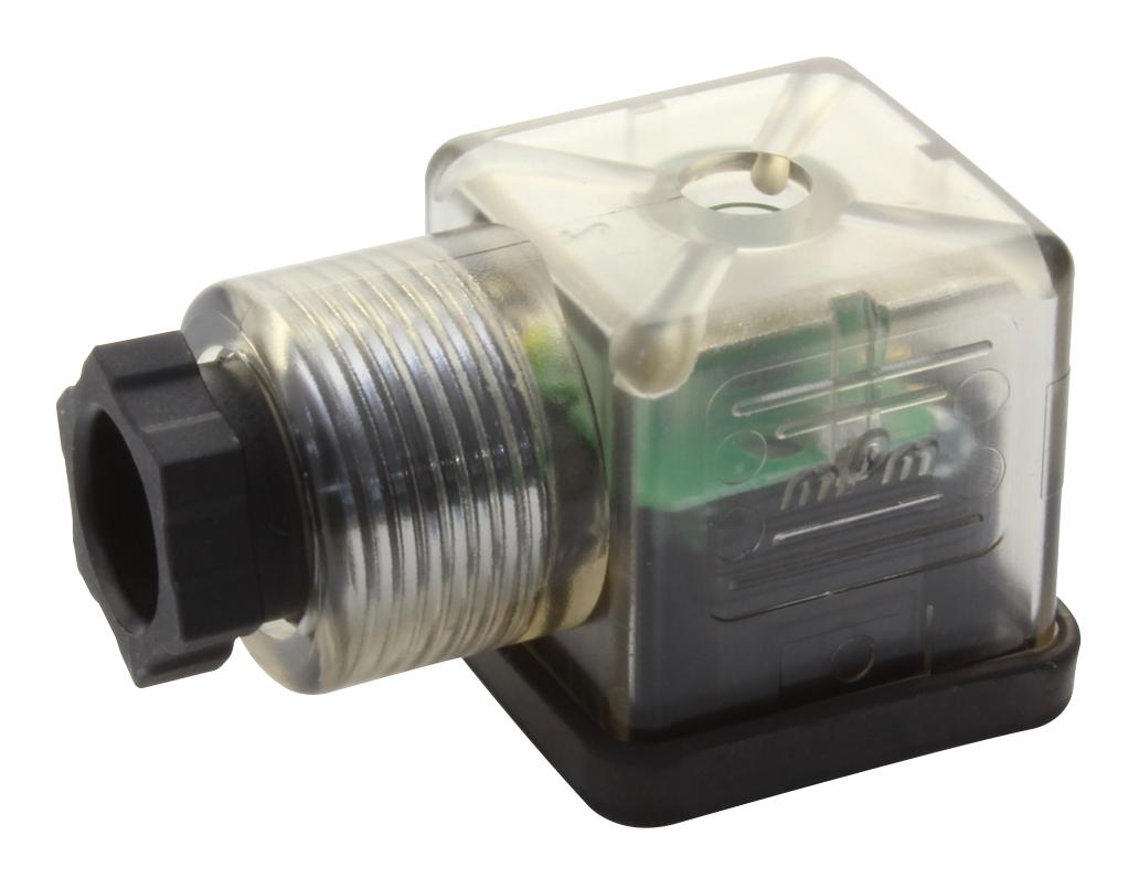 121064-0168 DIN VALVE CONN, RCPT, 2POS, PG7, CABLE MOLEX