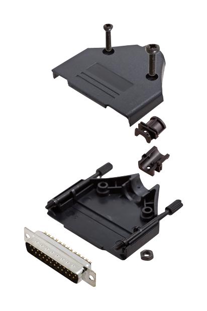 L17DTPK-P-25+L717SDB25P D SUB CONNECTOR, PLUG, 25POS, SOLDER AMPHENOL ICC