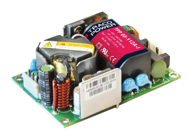 TPP65-124A-J POWER SUPPLY, AC-DC, 24V, 2.71A TRACO POWER