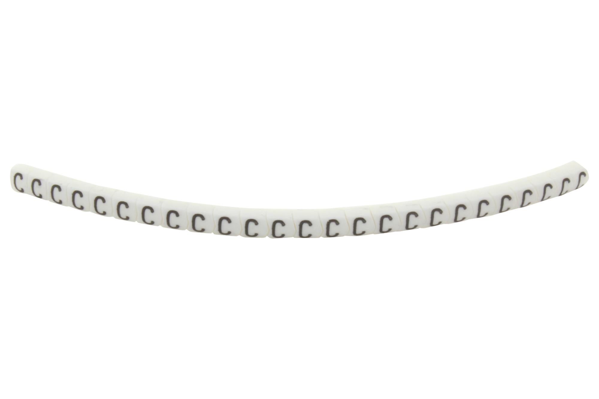 901-11076 CABLE MARKER, PRE PRINTED, PVC, WHITE HELLERMANNTYTON