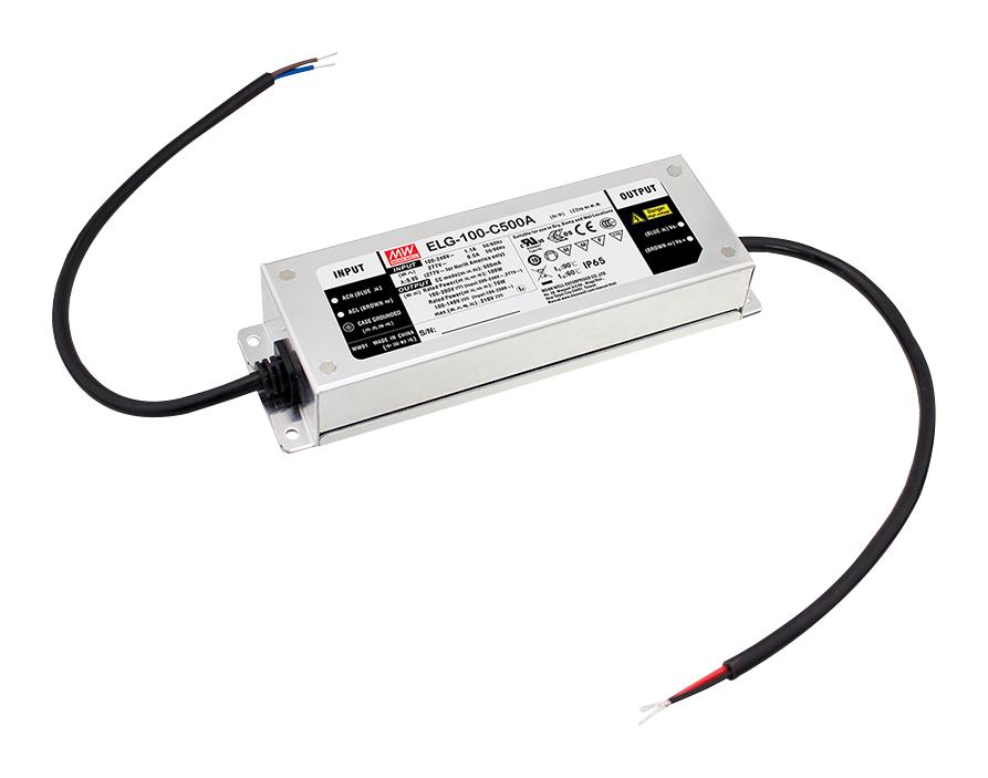 ELG-100-C350B LED DRIVER PSU, AC-DC, 286V, 0.35A MEAN WELL