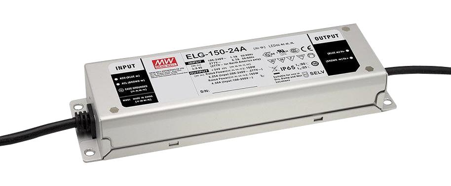 ELG-150-12B-3Y LED DRIVER PSU, AC-DC, 12V, 10A MEAN WELL