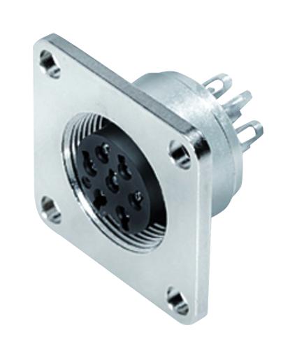 09-0132-300-12 CIRCULAR CONNECTOR, RCPT, 12POS, FLANGE BINDER
