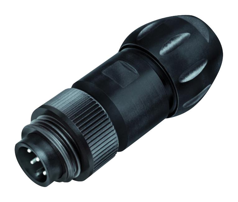 99-4221-300-04 CIRCULAR CONNECTOR, PLUG, 3+PE, CABLE BINDER