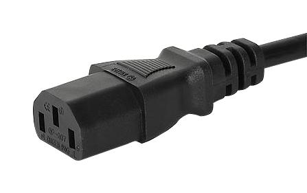 6007.0214 POWER CORD, IEC C13-IEC C14, 2M SCHURTER