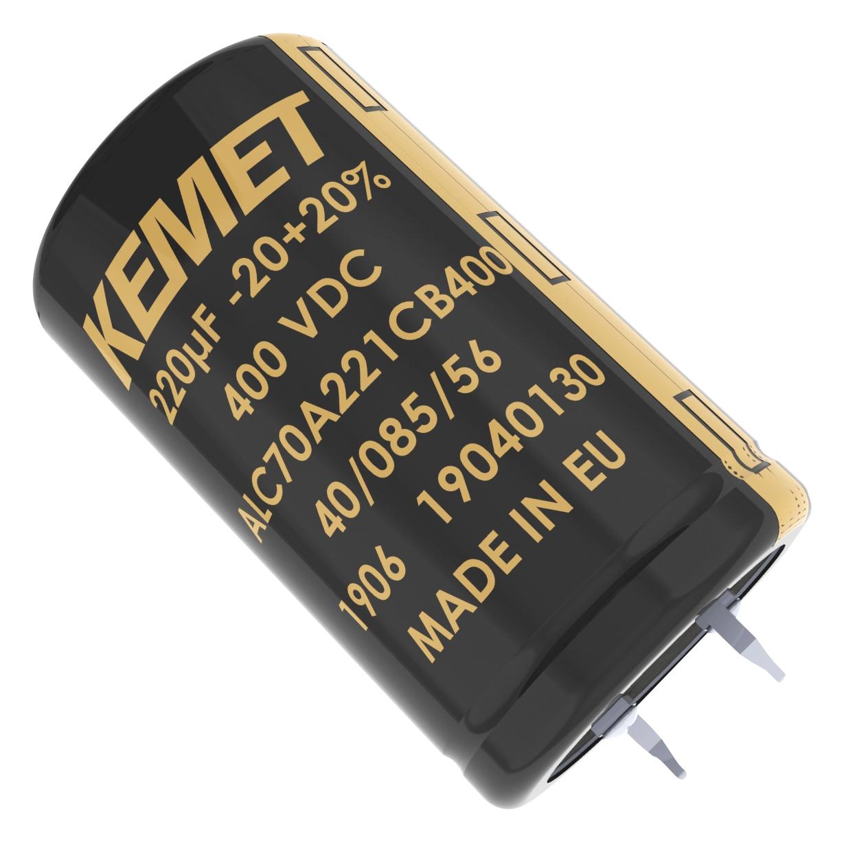 ALC70D561DD350 CAP, 560UF, 350V, ALU ELEC, QC/SNAP-IN KEMET