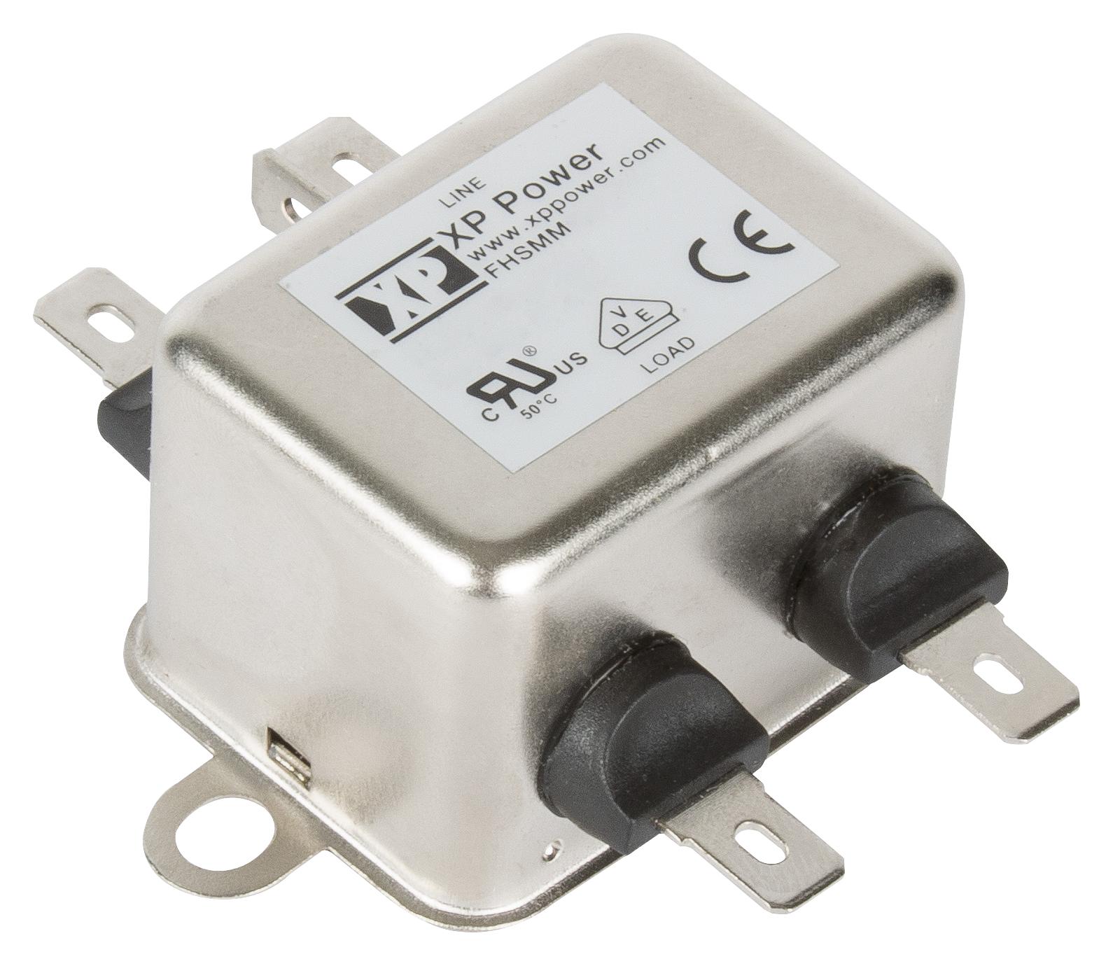FHSMM10A1FR PWR LINE FILTER, MEDICAL, 300UH, 10A, QC XP POWER
