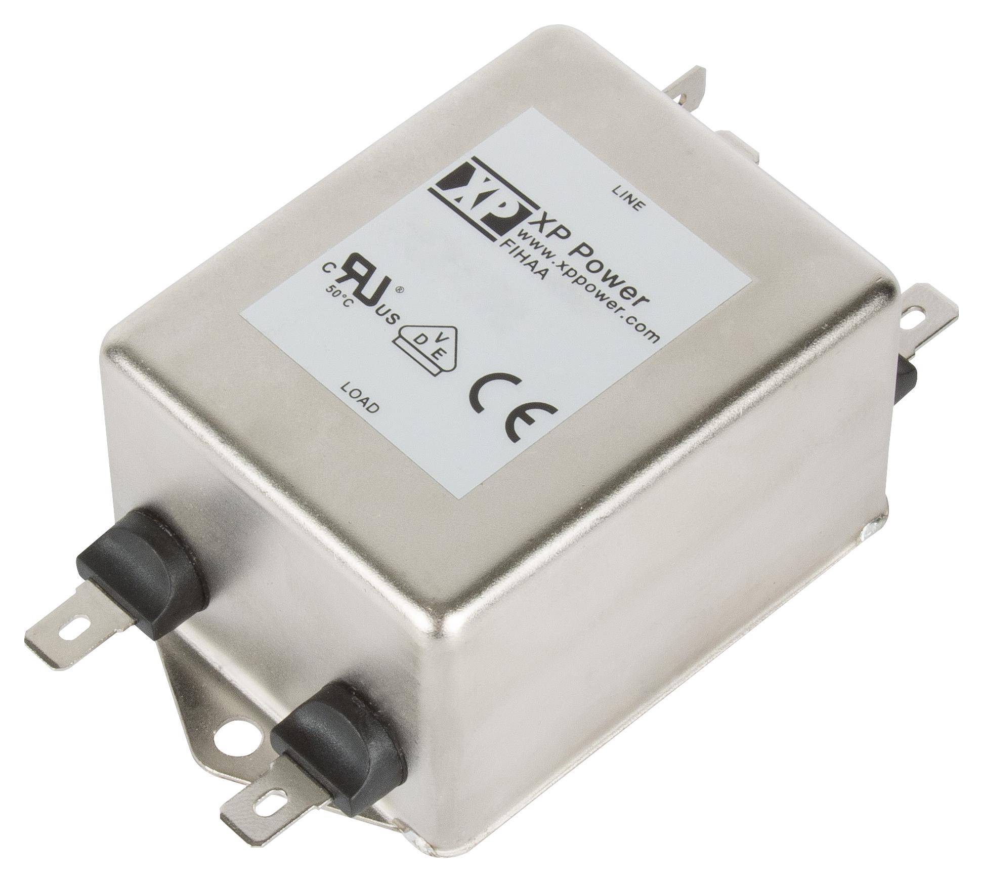 FIHAA10C2F POWER LINE FILTER, ITE, 2MH, 10A, QC XP POWER