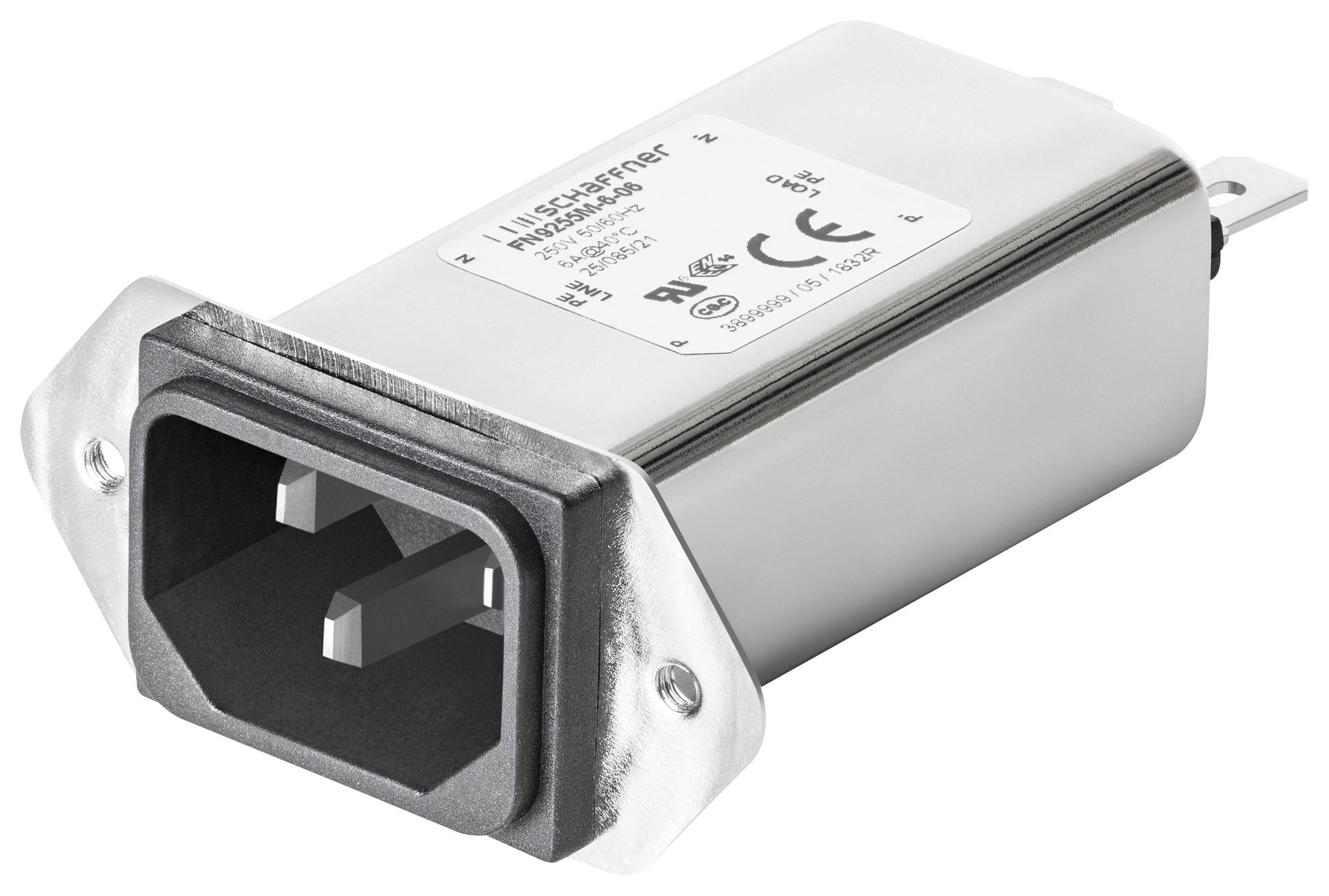 FN9255MB-2-06 POWER LINE FILTER, 4.8MH, 2A SCHAFFNER