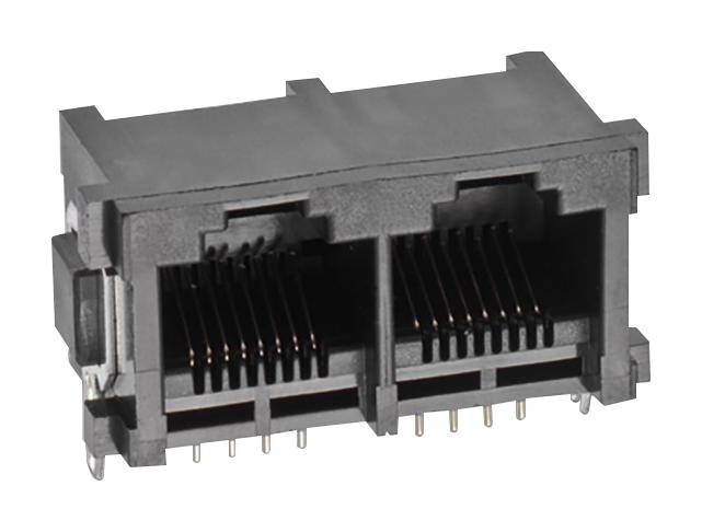615016149521 RJ45 CONN, JACK, 8P8C, 4 PORT, TH WURTH ELEKTRONIK