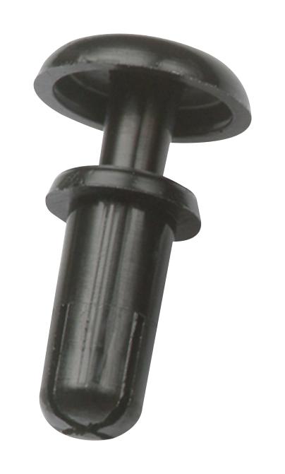 700974500 SNAP RIVET, 4MM, NYLON 6.6, BLACK WURTH ELEKTRONIK