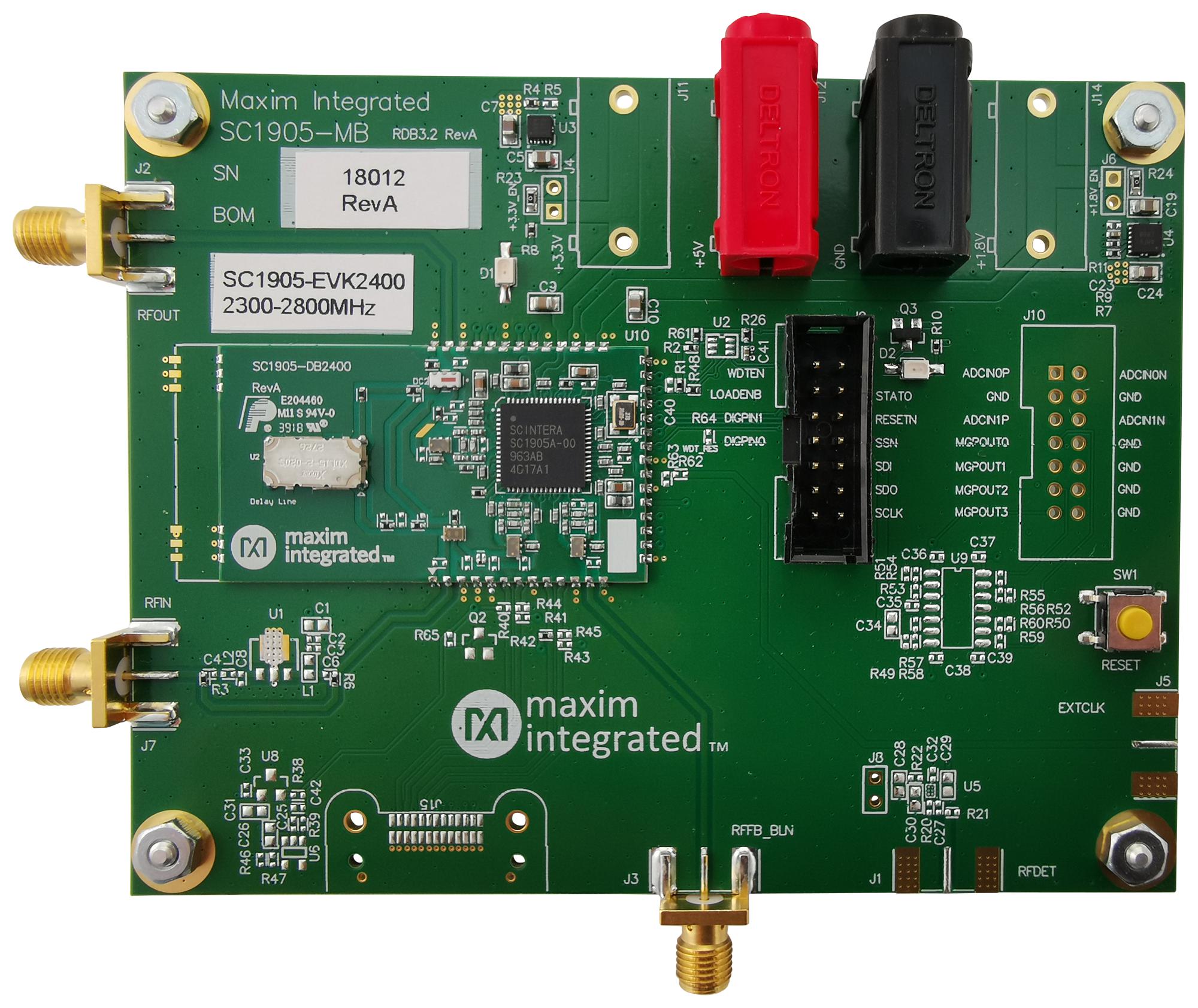 SC1905-EVK2400 EVAL KIT, RF POWER AMPLIFIER LINEARIZER MAXIM INTEGRATED / ANALOG DEVICES