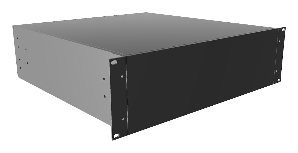RM3U1918SBK RACK MOUNT CABINET, ALUM, BLACK HAMMOND