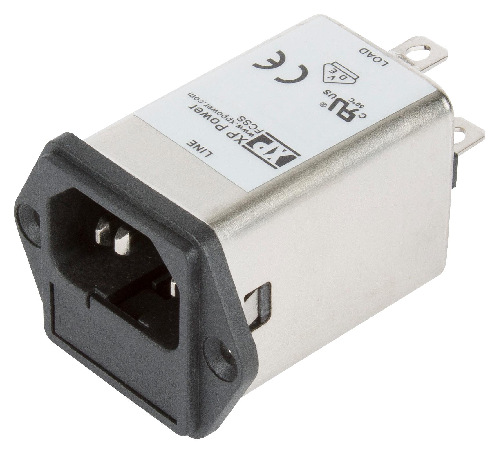 FCSS10SFR IEC FILTER, MEDICAL, 200UH, 10A, QC XP POWER