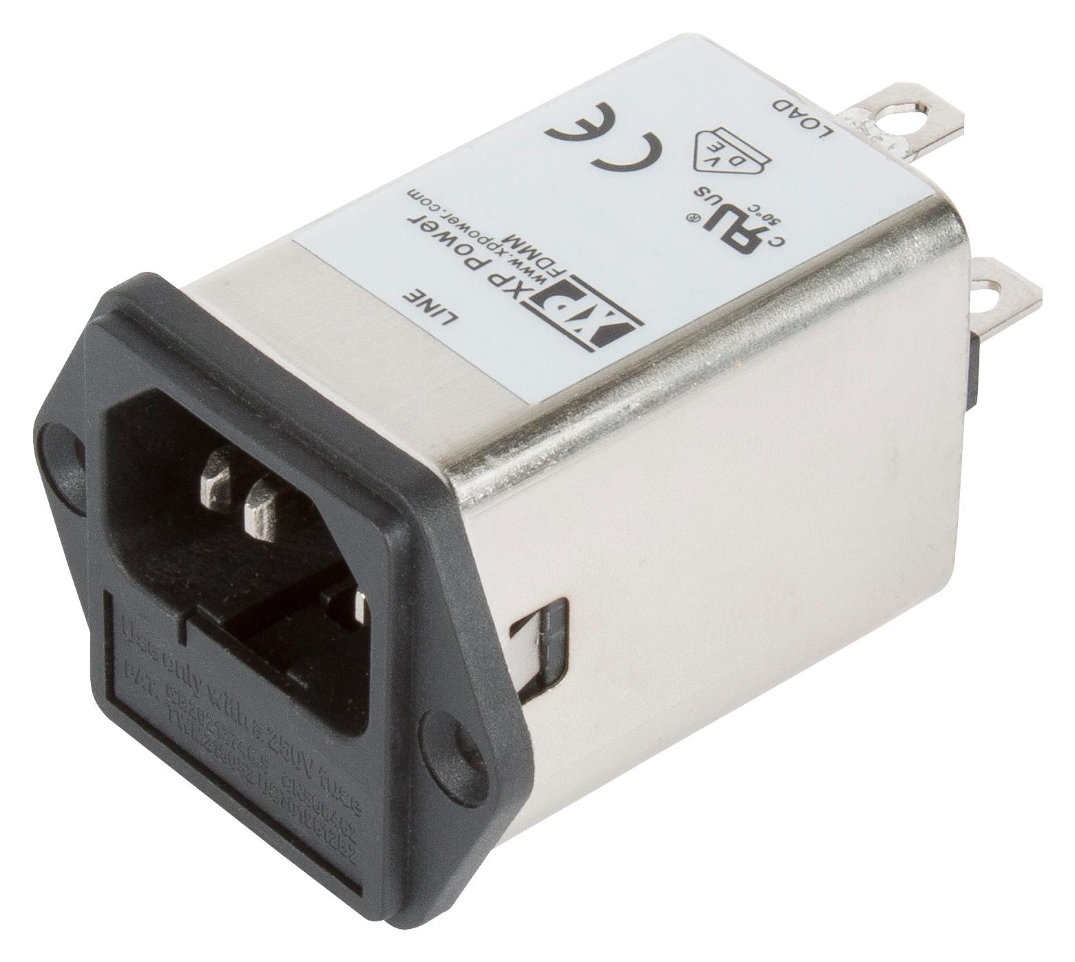 FDMM06SFR IEC FILTER, MEDICAL, 800UH, 6A, QC XP POWER