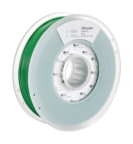 202303 3D PRINTER FILAMENT, PLA, 2.85MM, GREEN ULTIMAKER