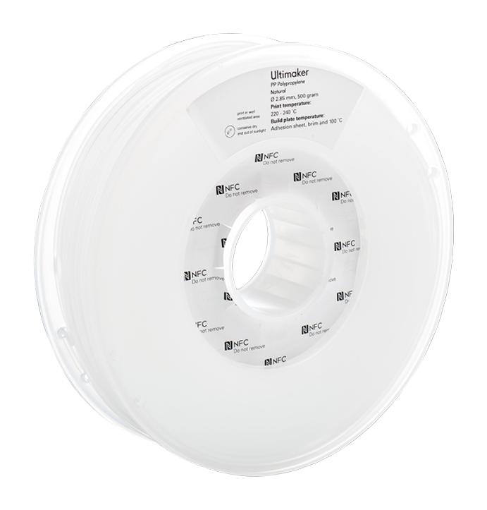 1785 3D PRINTER FILAMENT, PP, 2.85MM, NATURAL ULTIMAKER