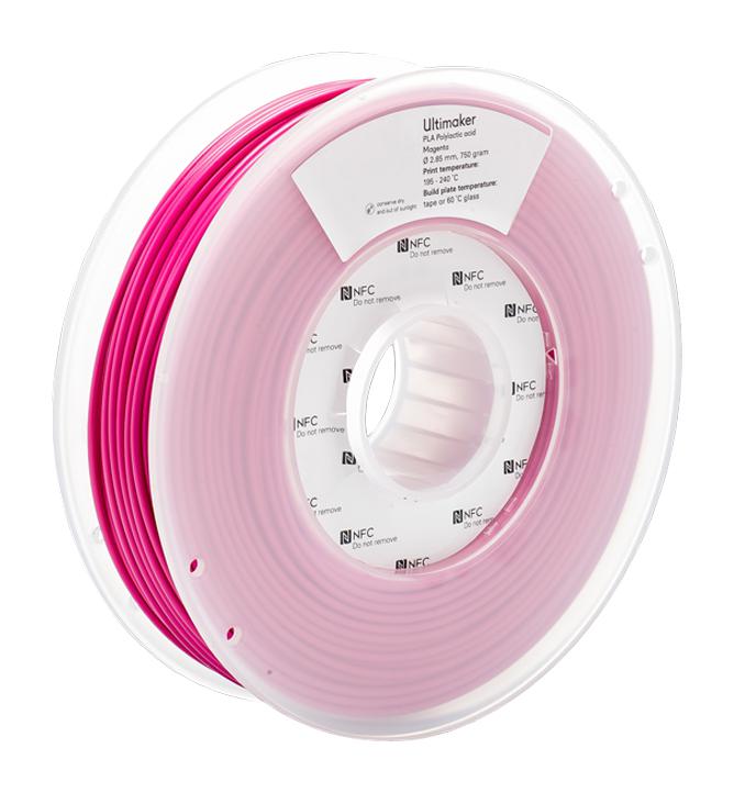 1617 3D PRINTER FILAMNT, PLA, 2.85MM, MAGENTA ULTIMAKER