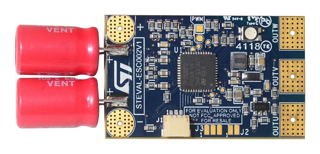 STEVAL-ESC002V1 REF DESIGN BOARD, 3-PHASE BLDC CTRL STMICROELECTRONICS