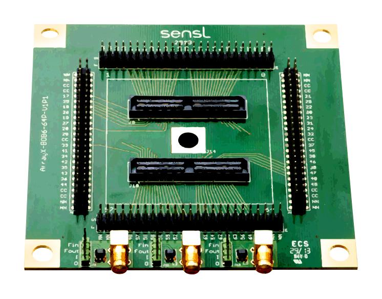 ARRAYX-BOB6-64S-GEVK EVAL BRD, SILICON PHOTOMULTIPLIER SENSOR ONSEMI