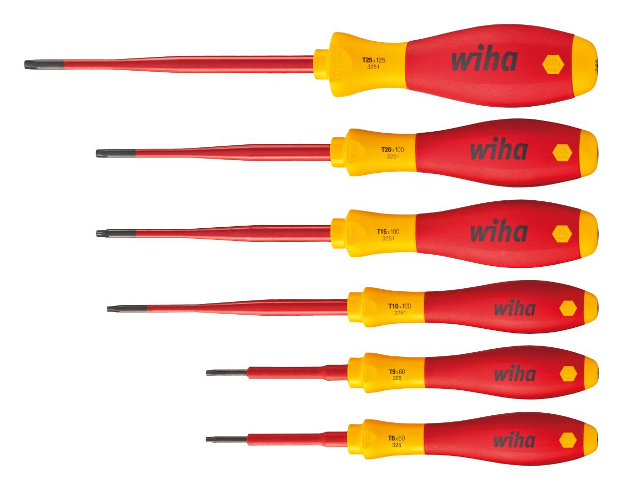 36558 SCREWDRIVER SET, 6PC WIHA