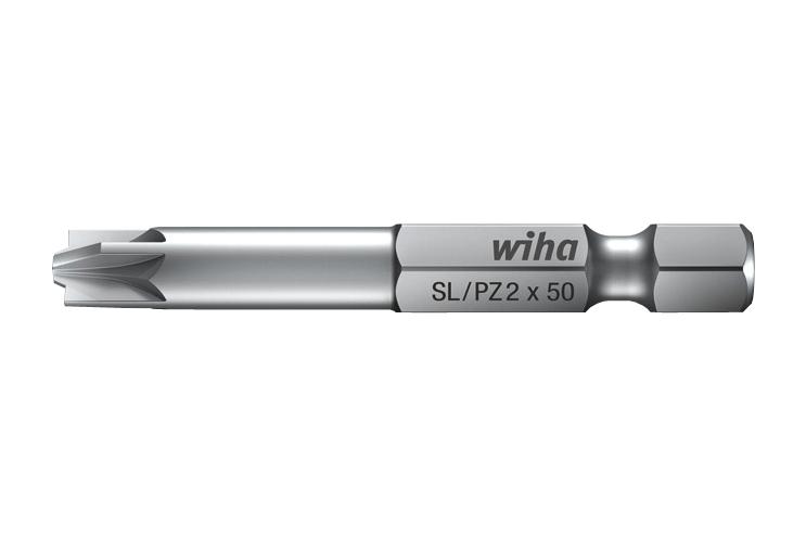 32497 POZIDRIV/SLOTTED BIT, PZ2 X 70MM WIHA